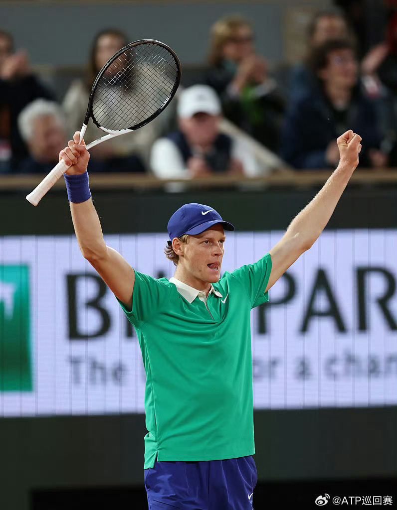 年终总决赛轻取法网，辛纳刷新纪录